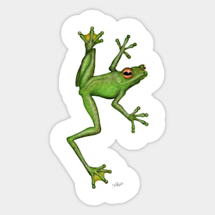 Frog, A greeninsh one Sticker